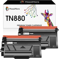 Compatible TN880 Super High Yield Toner Cartridge Replacement for Brother TN880 TN-880 TN 880 MFC-L6900DW HL-L6200DW MFC-L6700DW MFC-L6800DW HL-L6200DWT HL-L6300DW Printer（2 Black）