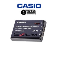 CASIO NP70 NP-70 BATTERY ORIGINAL (1 YEARS WARRANTY)
