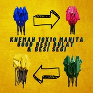 Khemah NIAGA MAHITA 600D Size 10ft X 10ft Round Iron And Square Iron (SQ)