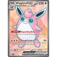 Pokemon TCG single card•Wigglytuff ex 187/165