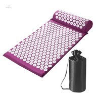 1Set Acupressure Mat Fitness Exercise Mat Yoga Mat for Home Office Sports Lover 26X16Inch Purple