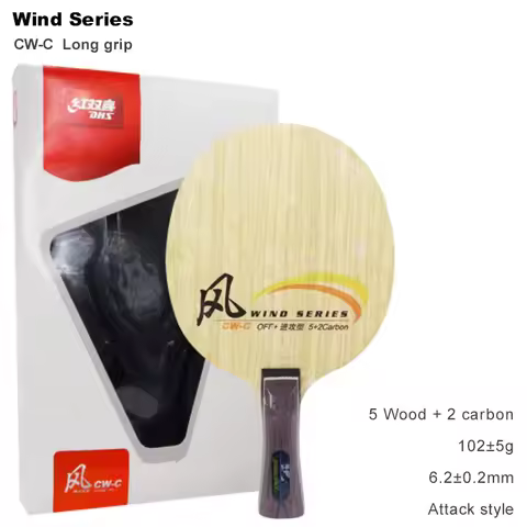Genuine DHS Wind Series CW-C CW-D Table Tennis Blade 5 Full Wood and 2 Carbon Fiber Ping Pong Blade