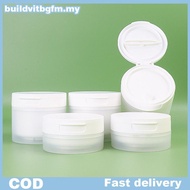 BL 50/120g Flip Cover With Spoon Or Tweezers Refillable Bottles Empty Pot Travel Face Cream Lotion C