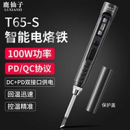 Deer Fairy T65S Smart 100W Electric Soldering Iron PD65W Digital Display Small Repair Soldering Pen 