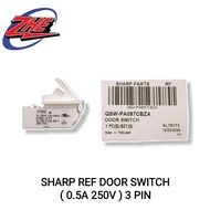 SHARP REFRIGERATOR DOOR SWITCH 3 PIN QSW-PA097CBZA / FRIDGE DOOR SWITCH / SUIS PINTU PETI SEJUK(ORIGINAL)(5111/204-0005)