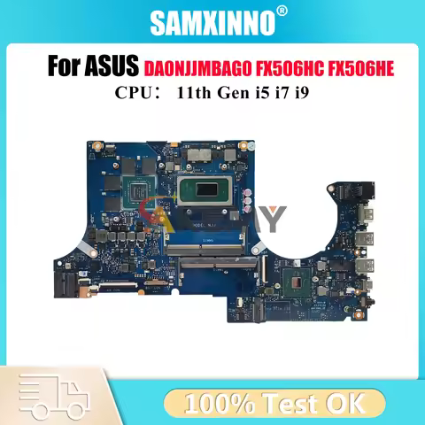 DA0NJJMBAG0 Laptop Motherboard For ASUS TUF Gaming FX506HE FX506HF FX506HC FX506H Mainboard With 11t