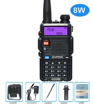 BAOFENG | วิทยุสื่อสารแบบพกพา Baofeng UV-5R กำลังส่ง 5 วัตต์/8 วัตต์ วิทยุสมัครเล่นแบบสองย่านความถี่