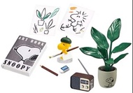 Re-ment 植物盆栽 史努比的藝術工作室 #8