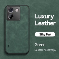 Cho Xiaomi POCO M7 Pro 5G Trường Hợp Ốp viền điền thoại mềm Da Từ Cover Quay Lại Poko Nhỏ M7Pro M 7