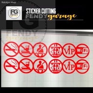 ❉◈﹍VIP 6 Symbol car Sticker / Stiker Kereta VIP 6 Symbol