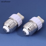 Takaflower 1/6Pcs E27 To G9 Lamp Converter Bulb Adapter Lamp Holder Converter White Conversion Screw