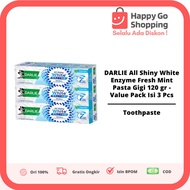 DARLIE All Shiny White Enzyme Fresh Mint Toothpaste 120g - Value Pack of 3 Pcs