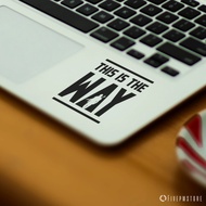 sticker mandalorian palm rest laptop apple macbook - palm rest decal - this is the way