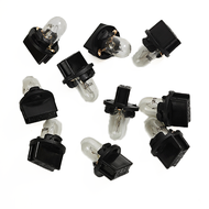 10Pcs Halogen Bulb T10 194 168 W5W 5W and T10-V2 Bases Signal Interior Car Light Lamp Bule Amber Red