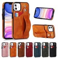Wrist Strap Phone Cases for iPhone 13 mini 12 Pro Max Luxury PU Leather Card Wallet Case Stand Holder Soft Cover iPhone13 iPhone12 iPhone13pro iPhone13mini 13pro 13mini