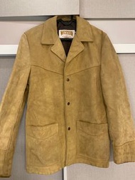 80-90S SCHOTT SUEDE WESTERN JACKET 美國製 駝色 麂皮 西部 長版 外套
