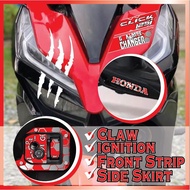 Honda Click 125i ignition Decal Sticker SET