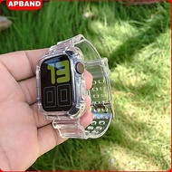 Cheap Transparent Case Strap For Smart Watch T500 T55 T500 Plus Iwatch Hw22 W26 Iwo 46Mm 45Mm 41Mm 4