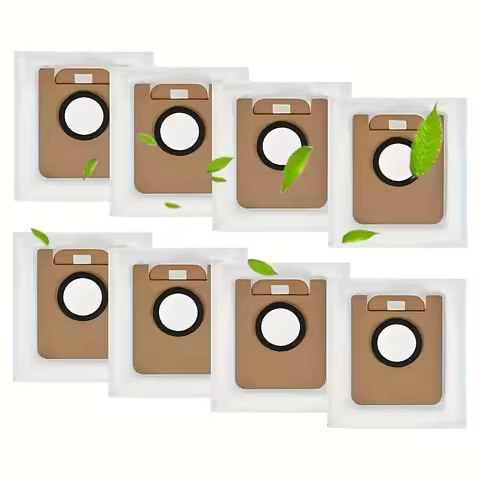 8 Replacement Dust Bags For Dream D10 Plus/D10s Plus/Bot Z10 Pro/L10 Plus Robot Vacuum Cleaners