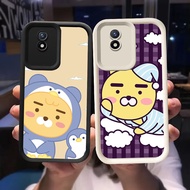 O-34 Kakao Friends Casing for VIVO Y02t Y02 V30 Y02a V30E Pro 5G Black and White