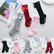 5-Color Bow Socks for Babies | Girls' Long Bow Socks