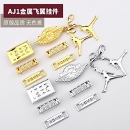 AJ1Metal Flying Wing Shoelace Buckle Wine Black Red Toe Flying PendantAF1Air Force One Shoelace Buck