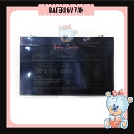 Bateri 6V 7AH Saikeda 6V Battery Kids Electric Scooter Bike Car Motor Skuter Kereta Motosikal Elektr