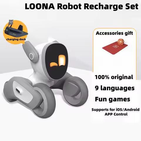 Electronic Dogs Ai Pets Loona Smart Robot Set Voice ChatGPT Automatic Recharge Multi Functional Inte