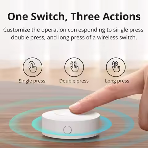 Home Scene Switch Wireless Switch SONOFF SNZB-01P Zigbee 3.0 Switch Smart With Alexa Google Home Sma