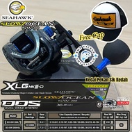 SEAHAWK SLOW OCEAN SW 200L 200HSL Overhead Baitcast Reel BC 200 Saltwater Slow Fast Jigging Jig Slow