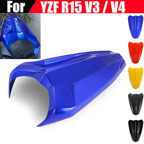 Passenger Rear Seat Cover Cowl Fairing For Yamaha YZF R15 V3 / YZF R15 V4 / YZF R15M V4 YZFR15 YZF-R