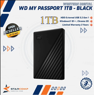 WD Western Digital My Passport 1TB / 2TB Slim Portable External Hard Disk USB 3.2 With WD Backup Sof