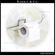 R&C Toilet Tissue Paper Roll Rak Holder Towel Hanging Bathroom Kitchen Paper Holder Roll Wall Mounte