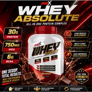 MMX Whey Absolute 4.4lbs/2kg - Free Shaker Makanan tambahan protin whey