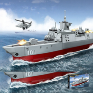 JINGGUAN | National Heavyweight 055 Destroyer Model Educational Assembly Toy for Boys Aged 8-10