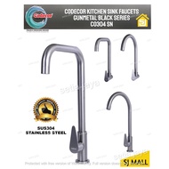 Codecor SUS304 Kitchen Sink Faucets GUNMETAL BLACK Series CO304SN