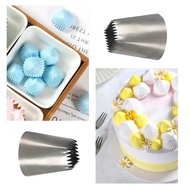 3pcs square russian open star tip buttercream piping tip nozzle
