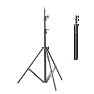 Lavchic built-in spring buffer professional photography light stand 9.1 feet/2.8 meters portable ret