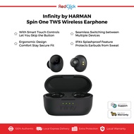 Infinity by HARMAN Spin One TWS Fon Telinga Wireless Earbuds Dual EQ Mode Hayat Bateri Tahan Lama Lo