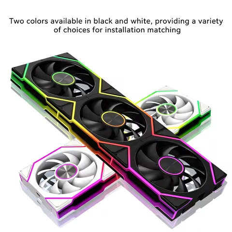 12CM ARGB PC Fans Hydro Bearing Fan Infinity Mirror 30dB(A) cooling fan 5V3pin PWM 800-2000RPM Forwa