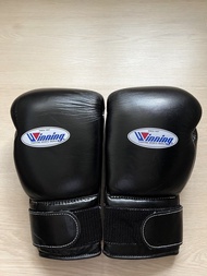 Winning Boxing Gloves 16 oz Black MS-600B Made in Japan