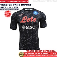 Napoli Football JERSEY EA7 HALLOWEN SPIDERMAN 2021 2022 IMPORT VERSION FANS/NAPOLI SPECIAL EDITION J
