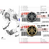 TUNING FORK MARK LOGO 1PA-F836B-10 (2.5 x 2.5cm) 3D DOME TYPE