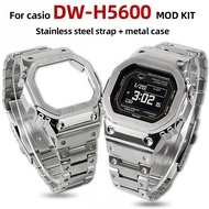 DWH5600 Modification Kit Metal Case Strap for Casio G-shock 3516 DW-H5600 Stainless Steel Bezel Brac