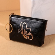 New PU Leather Small Coin Purse Wallet Butterfly Coin Bag Practical Card Wallet Small Wallet Mini Wallet