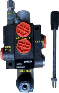 Van thủy lực gạt tay Hydropack 1 cần 40 lít / phút