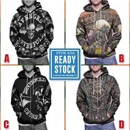 Avenged Sevenfold Zipper Hoodie A7X Fullprint Hoodie Polyester Jersey Material | Size S M L XL XXL 3