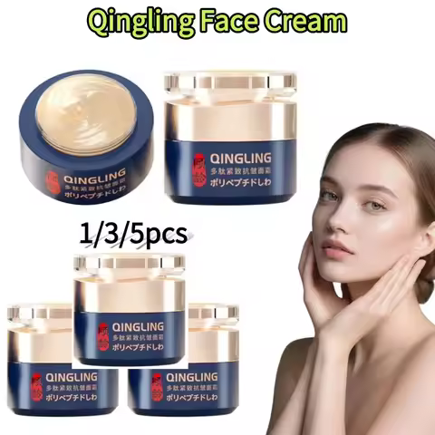 Qingling Face Cream Collagen Anti-Wrinkle Lifting Firming Cream Moisturizing Fades Fine Lines Skin B