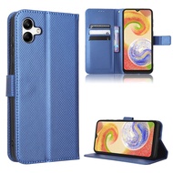 Flip Case Samsung Galaxy A04 Case Wallet PU Leather Back Cover Samsung A04 Phone Casing