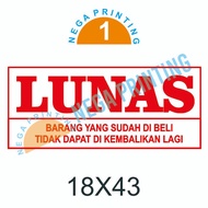 STEMPEL FLASH LUNAS / STEMPEL FLASH LUNAS TOKO / STEMPEL CUSTOM LUNAS / CETAK STEMPEL LUNAS